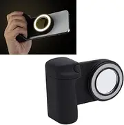 Magnetic Smartphone Grip, Anti Shake Magnetic Phone Camera Handle Bluetooth Bracket with Remote Selfies & Fill Light, Cellphone Shutter Grip for Video Photography