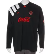 Kith x Adidas Soccer L/S Jersey Cobras Home Black Red White Size Large L NEW