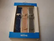 WITHit Fitbit Versa, Versa Spec Ed, Versa Lite Ed Silicone One Size Watch Bands