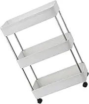 CIYODO Roll-up Dish Drying Rack Space-Saving Organizer Spice Rack Organizer Sliding Shelf Pp Storage Cart