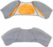 Shoulder Warmer Support Bamboo Fiber Shoulder Wrap Elastic Fit Fleece Lined Thicken Pad for Sports Protection