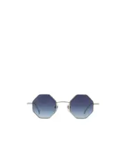 Gucci Eyewear Geometric Frame Sunglasses 41 silver