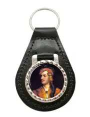 Lord Byron Leather Key Fob