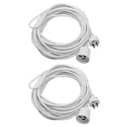 2PK Sansai 10M Power Extension Cord/Lead 10A/240V/2400W Max Home/Office AU 3-Pin