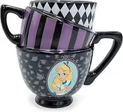 Silver Buffalo Disney Alice in Wonderland Stacked Teacup 3D Sculpted Ceramic Coffee Mug, 20 Ounces