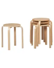 Linon Set of 4 Bentwood Stools