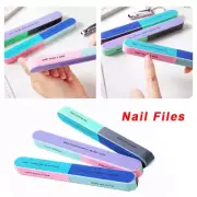 Creative Printing Nail File Sanding Sand Six-sided Polishing File Nail Tool