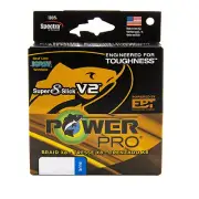 PowerPro Super 8 Slick V2 Fishing Braid | Marine Blue | 30 lb | 300 yd