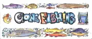 Rocky Mountain - Gone Fishing Scrapbooking Stickers