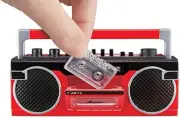 TAKARA TOMY SHOWA MINI RADIO CASSETTE RECORDER (BOOMBOX) Toy F/S w/Tracking# NEW