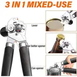 3 IN 1 STAINLESS STEEL TIN OPENER CORDLESS TIN OPENER WITH L