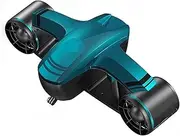 Underwater Scooter, Booster Underwater Thruster Underwater Aircraft Unmanned Robot Outdoor Floating Free Diving Handheld Diving Equipment for Scuba Diving(5)