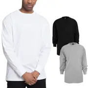 Urban classics - big & tall hip hop long sleeve Black L