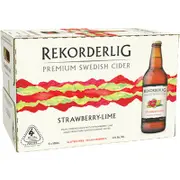 [Rekorderlig] Rekorderlig Strawberry & Lime Cider Bottle 500mL
