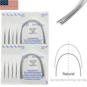 100pc Dental Orthodontic Arch Wires NiTi Rectangular Natural arcos de ortodoncia