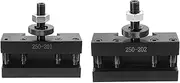 Tools 2Pcs Bxa Quick Change CNC Lathe Tool Post 1 Turning Facing Holder Holder for Lathes Tools - 250-201 10-15Inch & 250-202 3/4 Inch Drill Chuck
