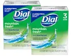 Dial Completee Mountain Fresh Antibacterial Soap 4oz. Bars, 3 Count - Pack of 2