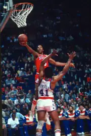 Julius Erving Of The Philadelphia 76Ers 1980 Basketball Photo 7