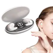 Invisible Sleep Wireless Earphone Bluetooth 5.3 Headphones Hidden Earbuds-White