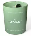 Jill Zarin Manifestation Crystal Candle I Am Radiant Stone Nice Scent