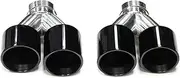 Muffler tip, Quad Carbon Fiber Per Compatible Compatible Compatible For Mance Exhaust Tip Compatible Compatible Compatible For BMW F10 F11 535d 535i 640i 640d Up To G30 G31 Car Exhaust System Nozzle T