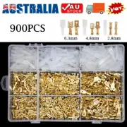900pcs Male & Female Insulated Electrical Wire Terminals Crimp Spade Connectors