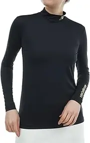[New Balance] 012-4967501 Women's Long Sleeve Mock Neck Shirt (Cool to The Touch, Sweat Absorbent, Quick Drying, UV Protection, Stretch), Golf Inner
