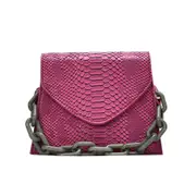 Retro Women Pu Leather Shoulder Bags Solid Color Messenger Big Chain Tote Handbag Female Classic Elegant Shoulder Handbags