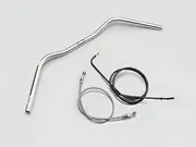 H718-076C Wide Low Old Type 1 Handle Set, Chrome Plated (07-13 FI Cars)