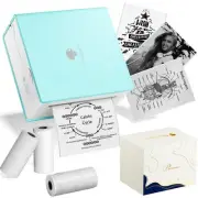 M02 Sticker Printer- Mini Printer Sticker Maker, Thermal Bluetooth Sticker Ma...