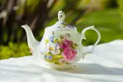 Grace Teaware Pink Rose Bone China Teapot