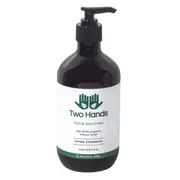 Two Hands 500ml Antibacterial Hand Sanitiser Gel w/ Pump Bottle Alcohol Based