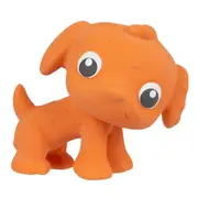 Playgro Earth Eco Play Natural Rubber Pookie Puppy Teething Baby Toy Orange 0m+
