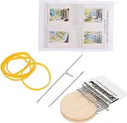 BELLIFFY Mini Weaving Wooden Knitting Machine DIY Kit for Clothing Boys and Girls Toys Tools