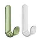 5pcs Transparent Adhesive Wall Hook Coat Rack Towel Holder Bathroom Accessories