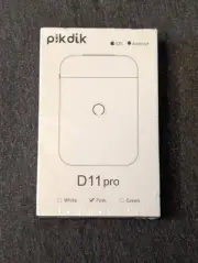 Pikdik D11 Pro Mini Label Maker Machine Tape Port Sealed
