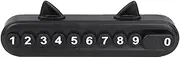 Car Parking Number Plate - Temporary Parking Plate with Cat Ear,Auto Vehicle Park Phone Numbers Plate for Car