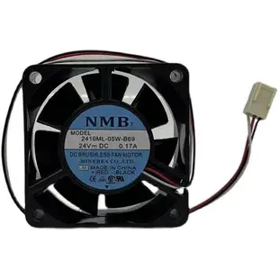 NMB-MAT 6CM 6025 2410ML-05W-B60/B69 24V 0.17A 變頻器散熱風扇
