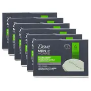 6x 4pc Dove Moisturising 100g Soap Bar Men Care Extra Fresh Body Fragrance