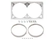 Headlight Rim Kit Inner & Outer HJ HX HZ Twin Headlight - HLR1000A