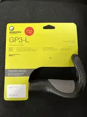 Ergon GP3 Grips - Black/Gray, Lock-On, Large
