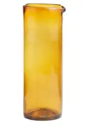 Amber Glass Pitcher 61 ounce