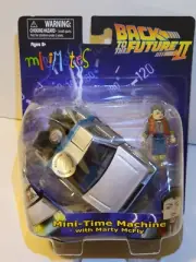 Minimates Back to the Future 2 Marty McFly Delorean 2010 SEALED SEE DESCRIPTION