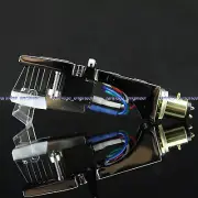 New20pcs/lot turntable stereo MM cartridge +Shiny Titanium Plated Headshell kits