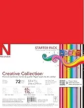 Neenah Wausau Creative Collection Classics Specialty Cardstock Starter Kit, 8.5 X 11 Inches, 72 Count Assortment (46407-02)