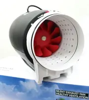 8" Silent Inline Duct Fan Ventilation Hydroponics Exhaust Meeting Room Office