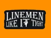 Funny Line Man Sticker For Hard Hat (4x2) Hardhat Decal, Great Linemen Gift