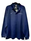 NWT Nike Navy XL Golf Fit-Dry Georgetown Hoya HoopClub LS Fall Weight Polo Shirt