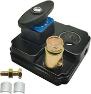 Smart Car Battery Disconnect Knob, 12v Battery Disconnect Switches, Compact Versatile, Lightweight Sturdy Portable, Vehicle Energy Isolator Switches for Vehicle, Boats, 7x6.5x5.5cm
