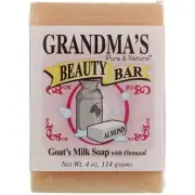 2 Pack Grandma's Pure & Natural Beauty Bar Goat's Milk Bath Soap, 4 oz